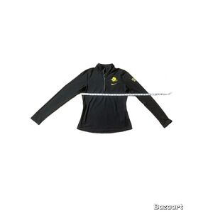 Oregon Ducks Nike Women's Dri Fit Long Sleeve Half Zip With Thumb Holes Size M